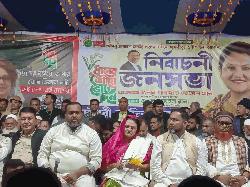 প্রচারণার শেষ দিনে শিবচরে বিএনপি প্রার্থীর সমর্থনে জনসভা, ধানের শীষে ভোটের আহ্বান