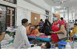 হামে আক্রান্ত প্রতি ১০ পরিবারের ৯টিই চিকিৎসা ব্যয় মেটাতে ঋণ নিয়েছেনঃ বিডিআরসিএস-আইএফআরসি জরিপ