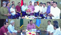 ডিএসসিসি প্রশাসকের সাথে বৃহত্তর ঢাকা সাংবাদিক ফোরামের নবনির্বাচিত কমিটির মতবিনিময়
