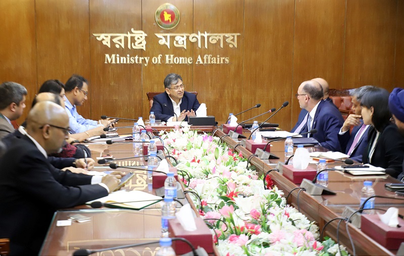স্বরাষ্ট্রমন্ত্রীর সাথে ইউএস-বাংলাদেশ বিজনেস কাউন্সিলের উচ্চপর্যায়ের প্রতিনিধিদলের সাক্ষাৎ