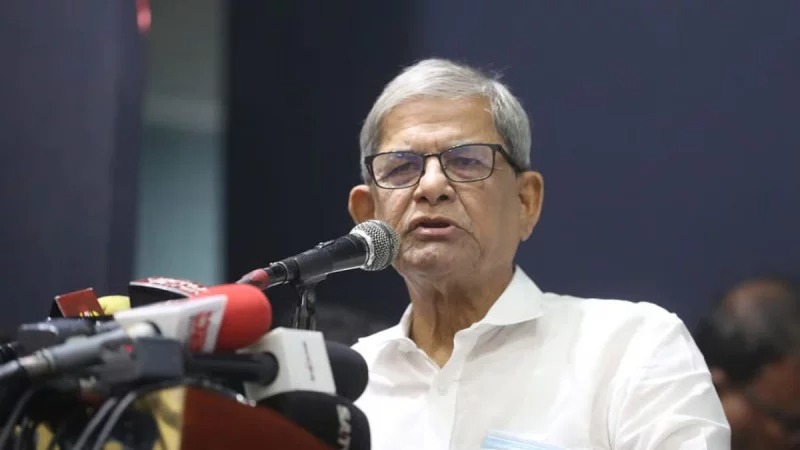 বিএনপি মহাসচিব ও স্থায়ী কমিটির পদ থেকে পদত্যাগ করেছেন মির্জা ফখরুল