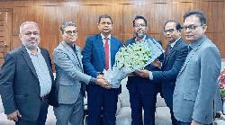 বিএসইসি-এর চেয়ারম্যান এর সাথে আইসিএসবি প্রতিনিধি দলের সাক্ষাৎ